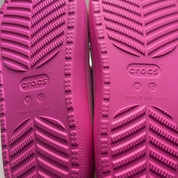 CROCS X BARBIE CLASSIC COZZZY SANDAL SIZE US 13 MENS NEW - Picture 8 of 9